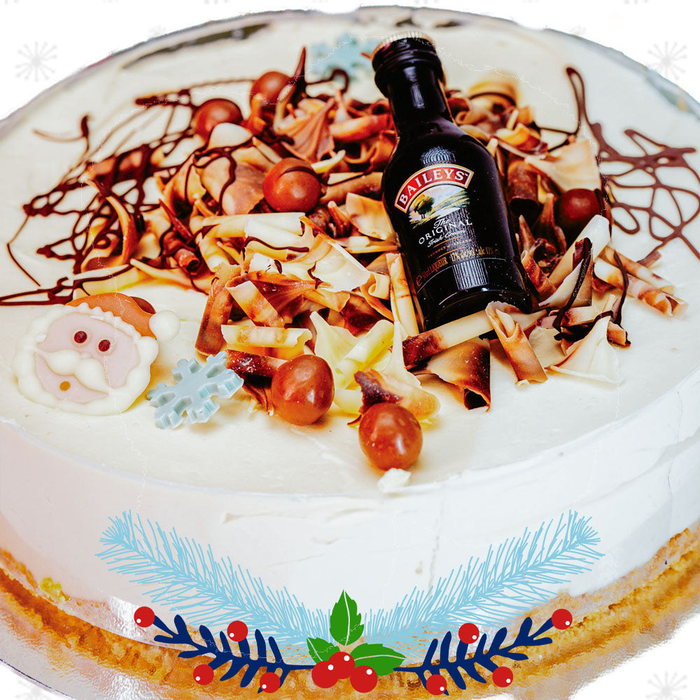 10-inch Christmas Baileys Cheesecake