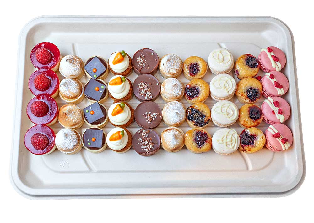Platter of 40 Handmade Sweet Canapés