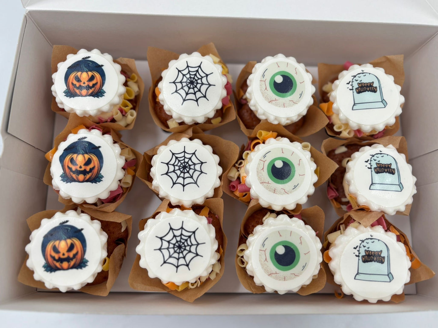 Halloween Canapé Cupcakes—Box of 12