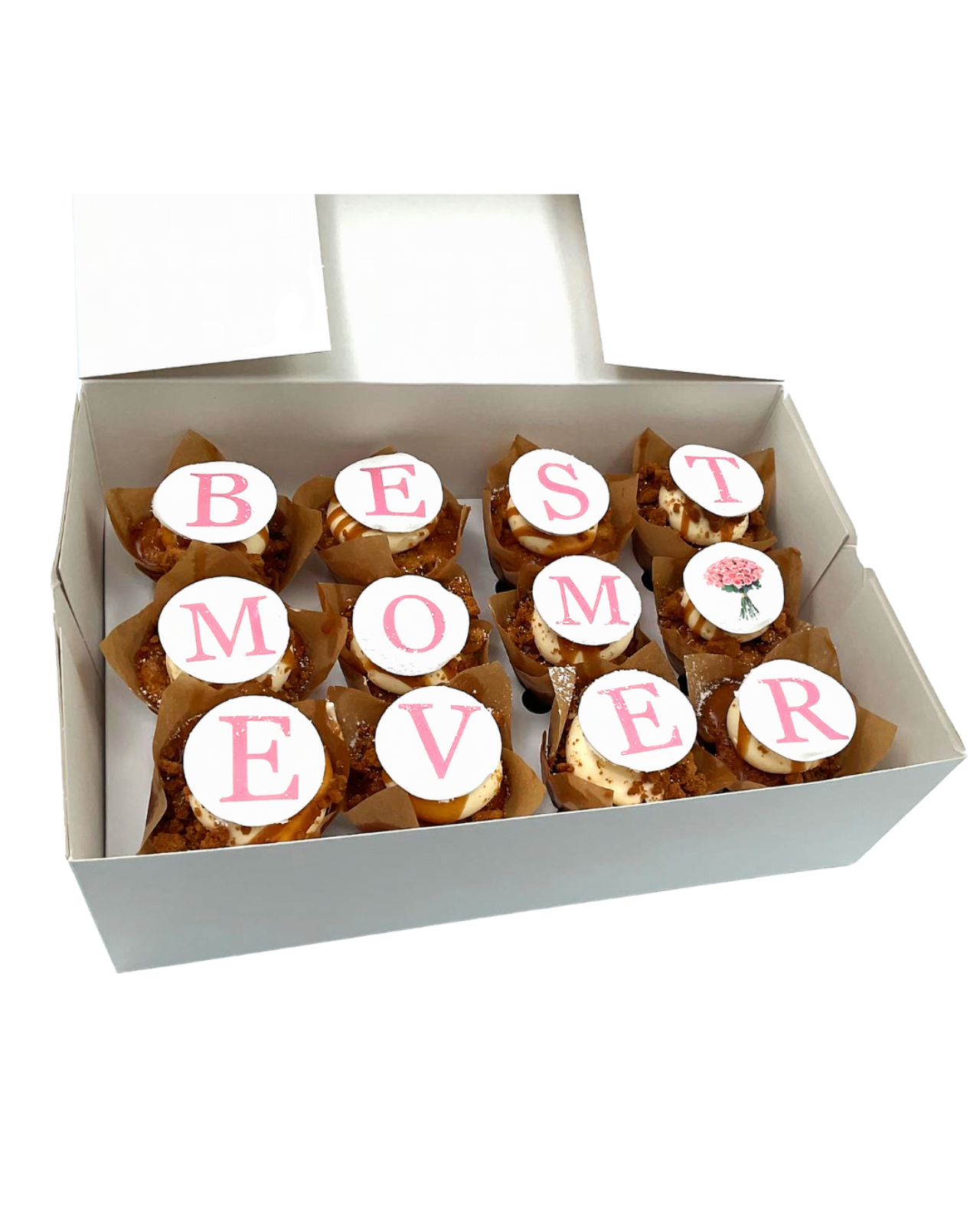 MOTHER'S DAY Box of 12 Canapé Cupcakes