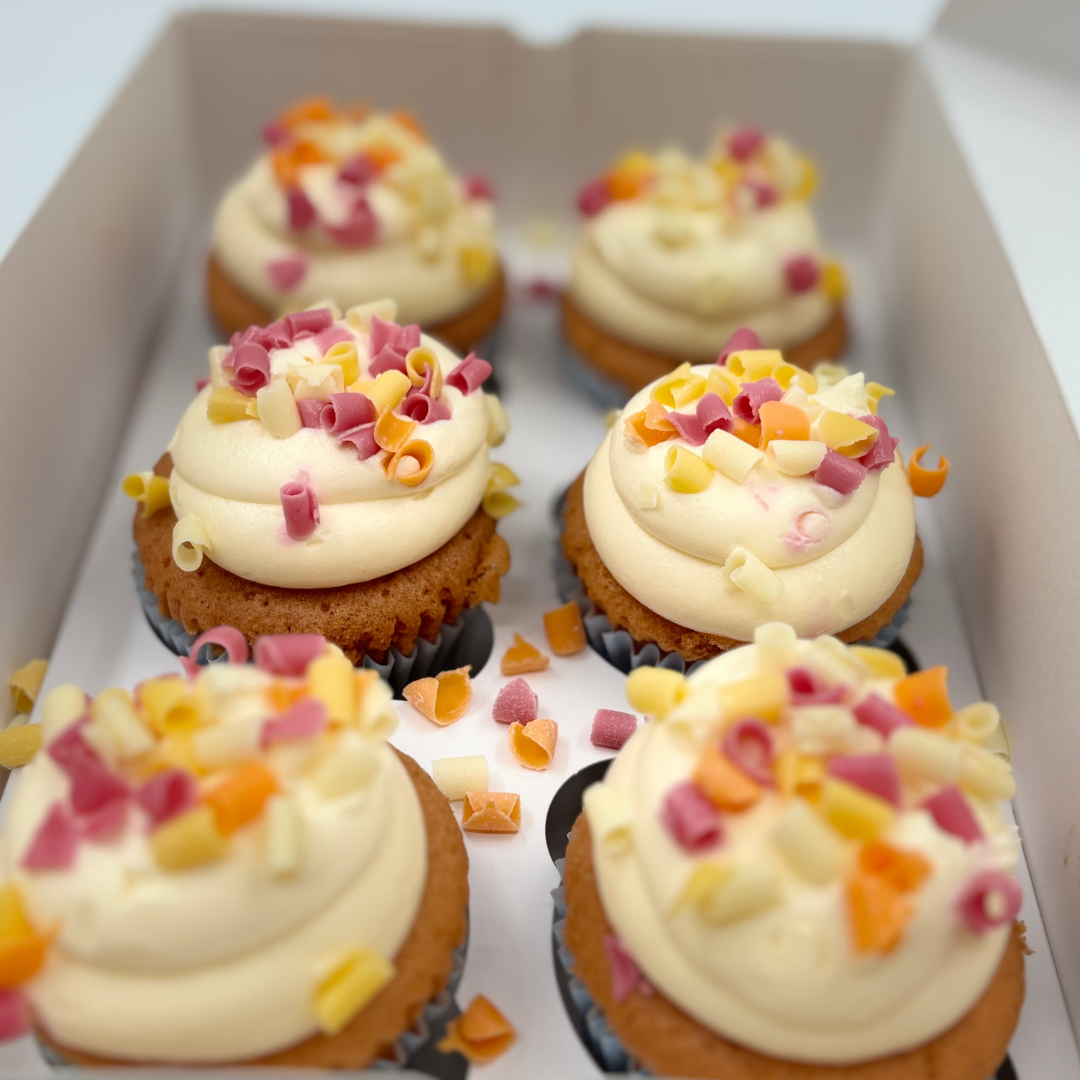 Box of 6 Vanilla Cupcakes
