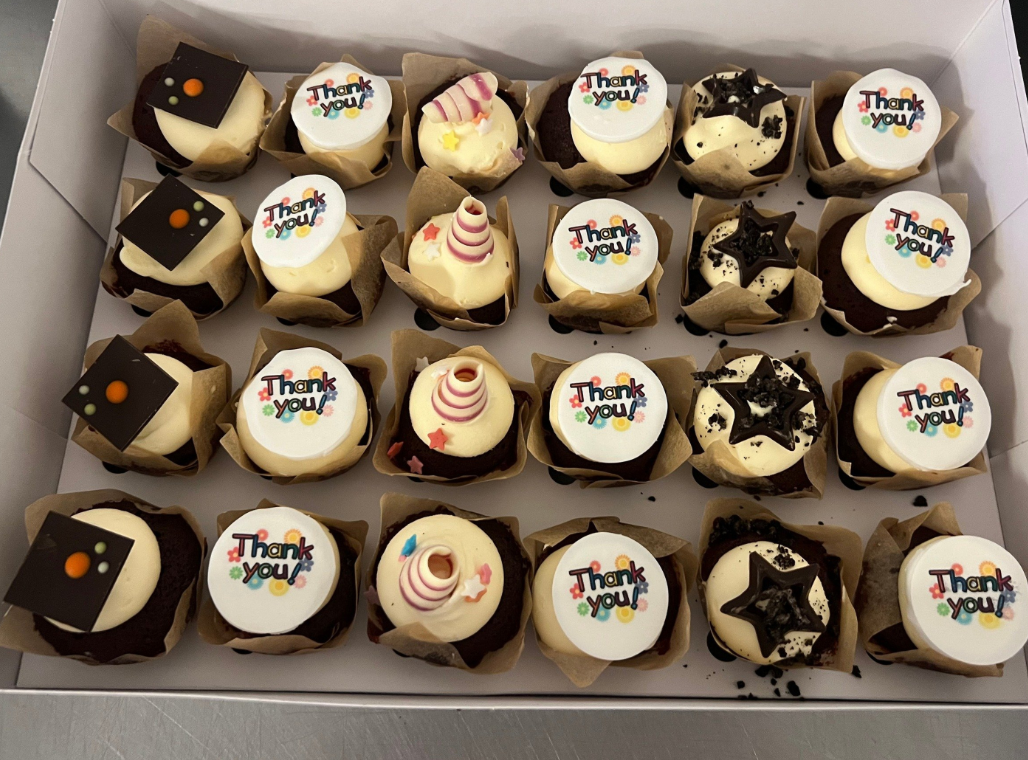 Box of 24 Branded Canape Cupcakes