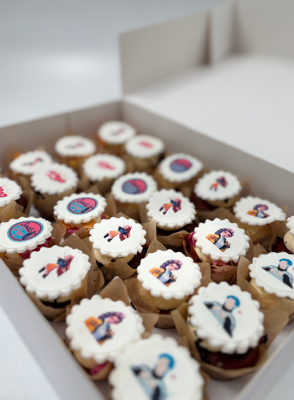 Box of 24 Branded Canape Cupcakes