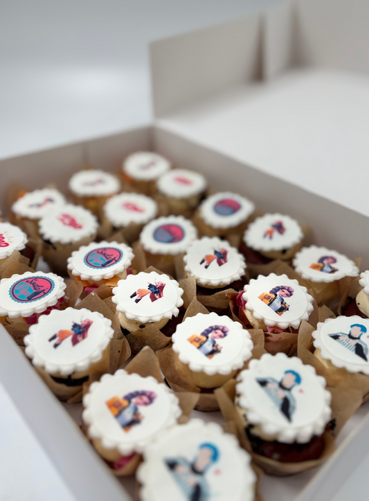 Box of 24 Branded Canape Cupcakes