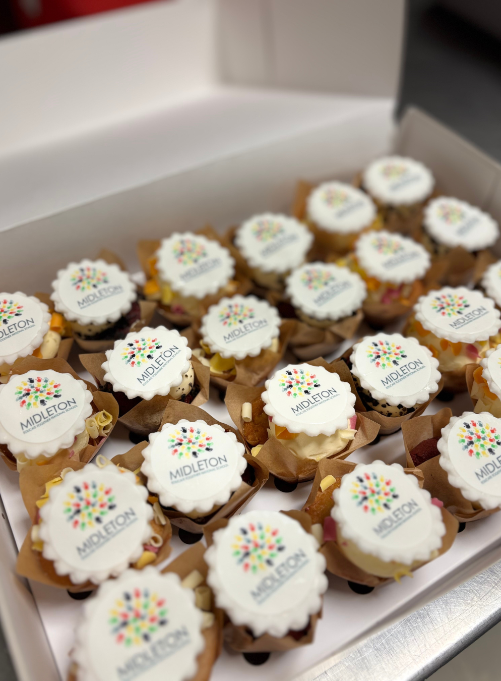 Box of 24 Branded Canape Cupcakes