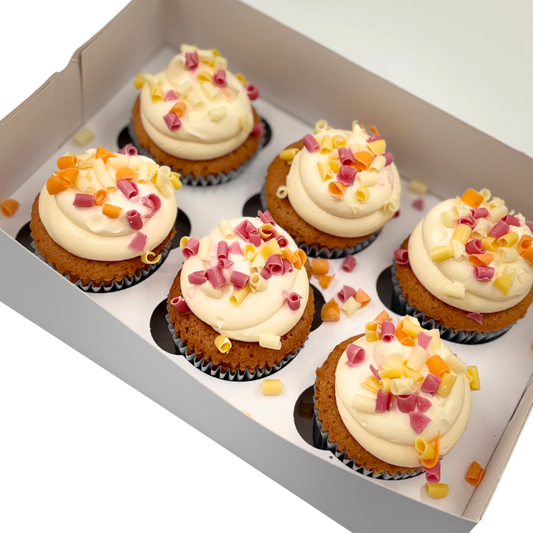 Box of 6 Vanilla Cupcakes