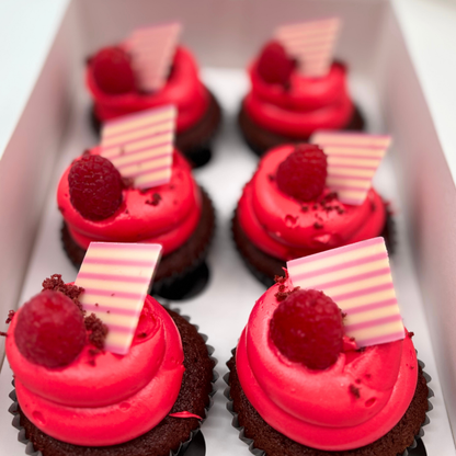 Box of 6 Red Velvet Cupcakes