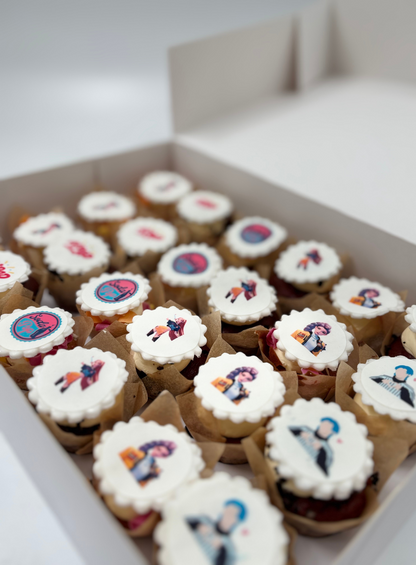 Box of 24 Branded Canape Cupcakes