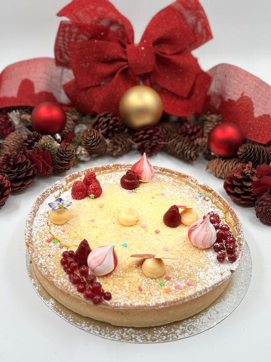 Christmas Baked Lemon Tart — 12 portions