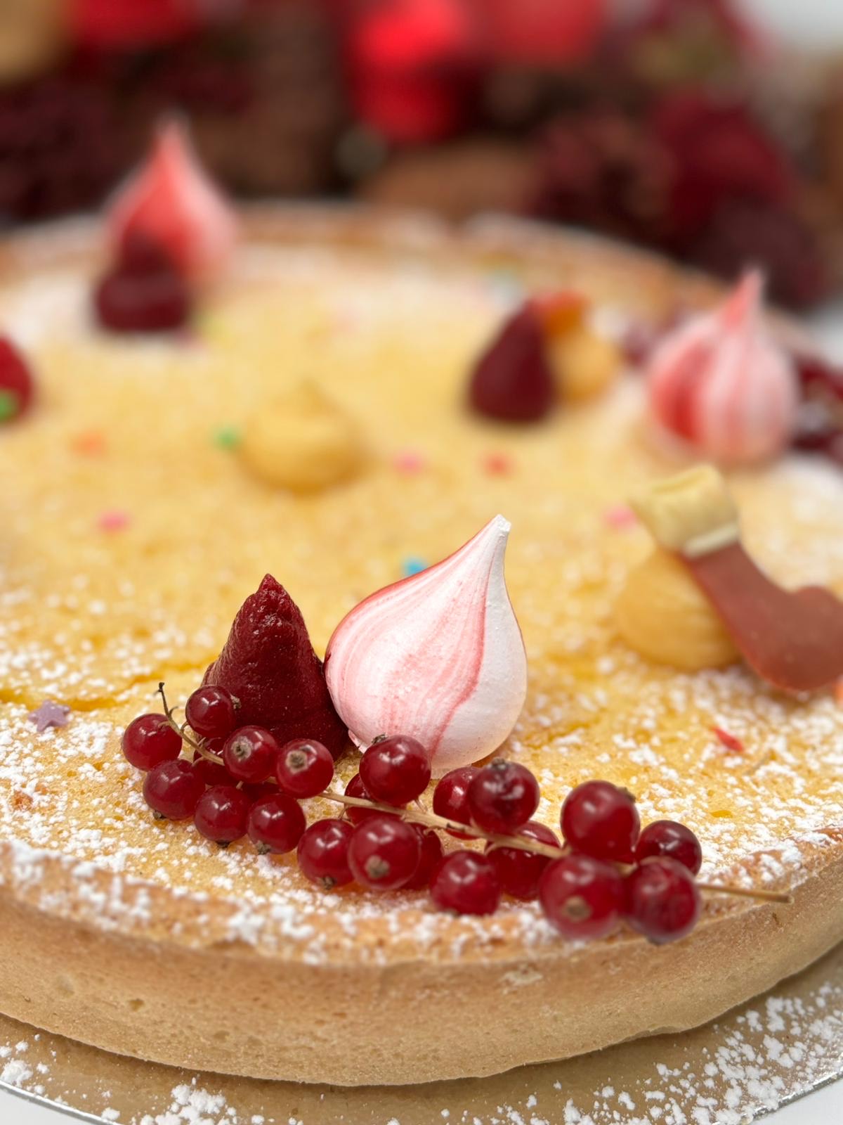 Christmas Baked Lemon Tart — 12 portions