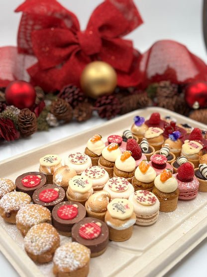 Christmas Platter of 40 Handmade Sweet Canapés