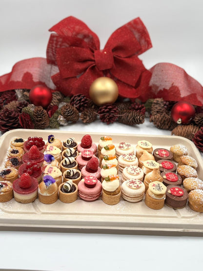 Christmas Platter of 40 Handmade Sweet Canapés
