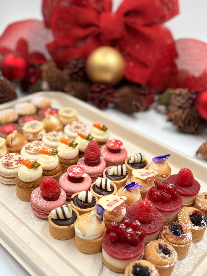 Christmas Platter of 40 Handmade Sweet Canapés