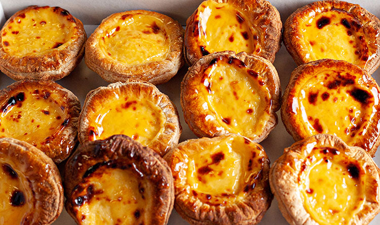 12 delicious and perfectly baked Portuguese custard tarts